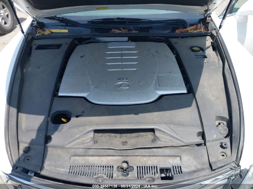 2010 Lexus Ls 460 VIN: JTHBL1EF3A5096440 Lot: 39557138