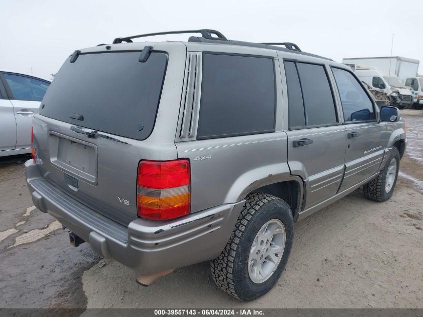 1998 Jeep Grand Cherokee Limited VIN: 1J4GZ78Y0WC277224 Lot: 39557143