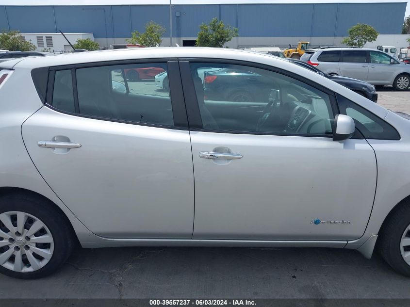 2017 Nissan Leaf S VIN: 1N4BZ0CP0HC303934 Lot: 39557237
