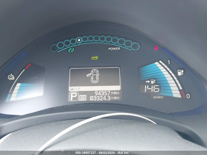 2017 Nissan Leaf S VIN: 1N4BZ0CP0HC303934 Lot: 39557237