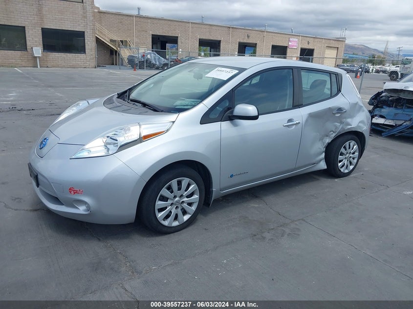 VIN 1N4BZ0CP0HC303934 2017 NISSAN LEAF S