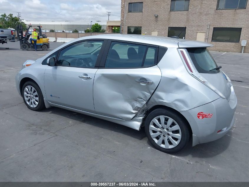VIN 1N4BZ0CP0HC303934 2017 NISSAN LEAF S