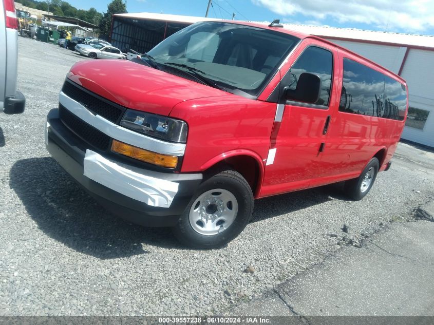 2024 Chevrolet Express Passenger Rwd 2500 Regular Wheelbase Ls VIN: 1GAWGEFP5R1176680 Lot: 39557238