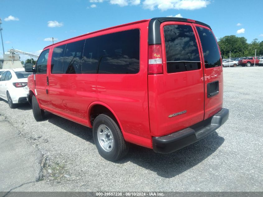 2024 Chevrolet Express Passenger Rwd 2500 Regular Wheelbase Ls VIN: 1GAWGEFP5R1176680 Lot: 39557238