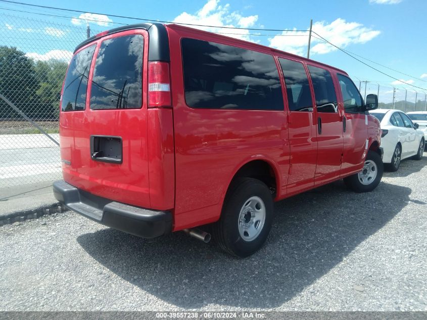 2024 Chevrolet Express Passenger Rwd 2500 Regular Wheelbase Ls VIN: 1GAWGEFP5R1176680 Lot: 39557238