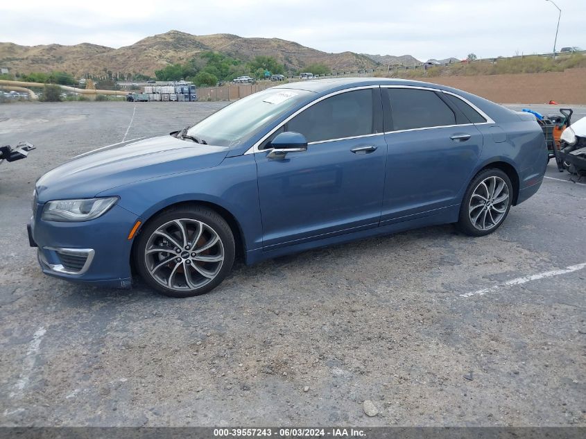 2019 Lincoln Mkz Reserve I VIN: 3LN6L5C92KR614104 Lot: 39557243