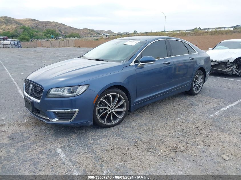 2019 Lincoln Mkz Reserve I VIN: 3LN6L5C92KR614104 Lot: 39557243