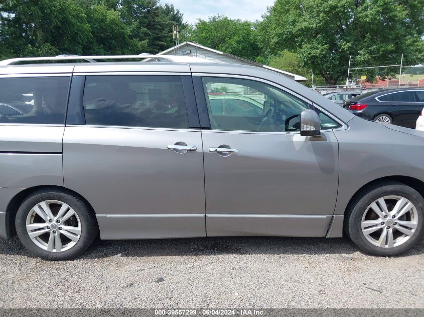 2013 Nissan Quest Sl VIN: JN8AE2KP3D9060727 Lot: 39557299