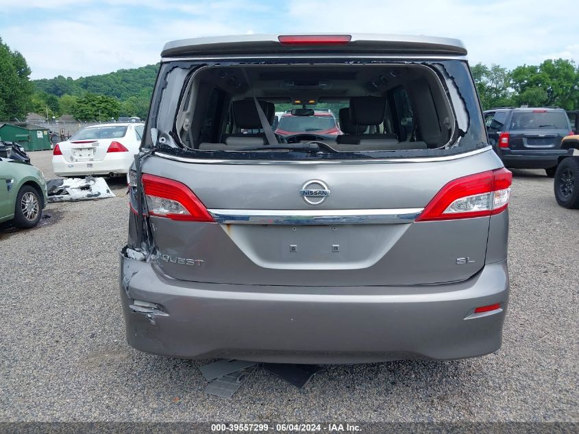 2013 Nissan Quest Sl VIN: JN8AE2KP3D9060727 Lot: 39557299