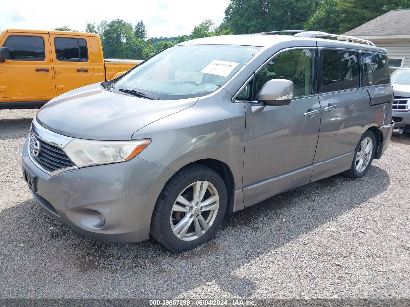 2013 Nissan Quest Sl VIN: JN8AE2KP3D9060727 Lot: 39557299