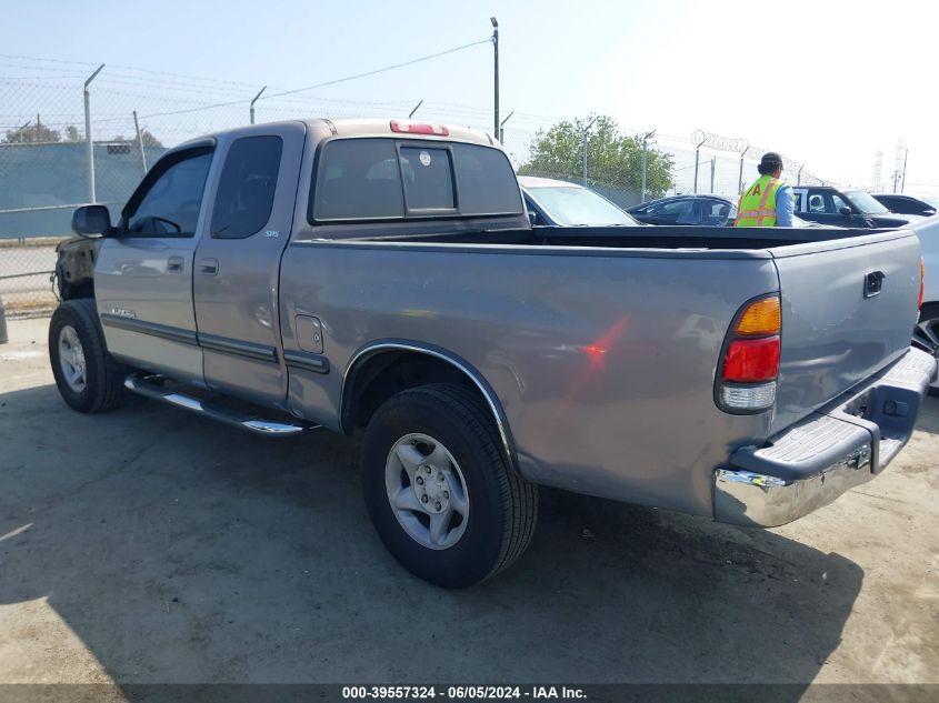 2000 Toyota Tundra Sr5 V8 VIN: 5TBRT3415YS050610 Lot: 39557324