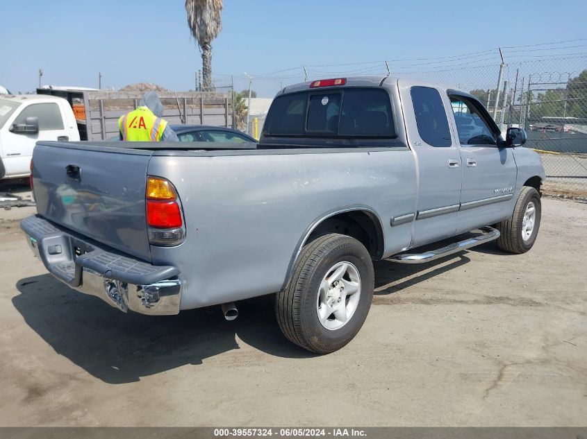 2000 Toyota Tundra Sr5 V8 VIN: 5TBRT3415YS050610 Lot: 39557324