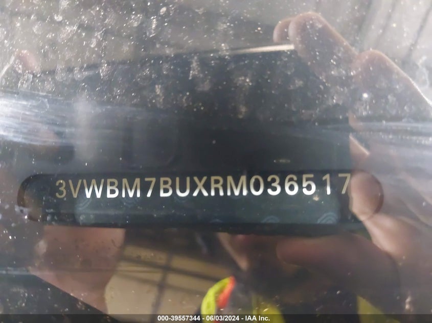 2024 Volkswagen Jetta 1.5T Sport VIN: 3VWBM7BUXRM036517 Lot: 39557344