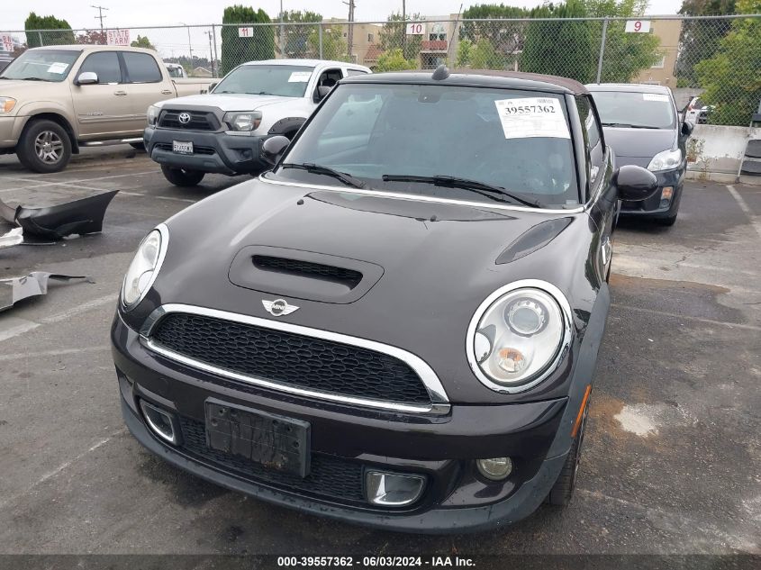 2015 Mini Convertible Cooper S VIN: WMWZP3C59FT708876 Lot: 39557362