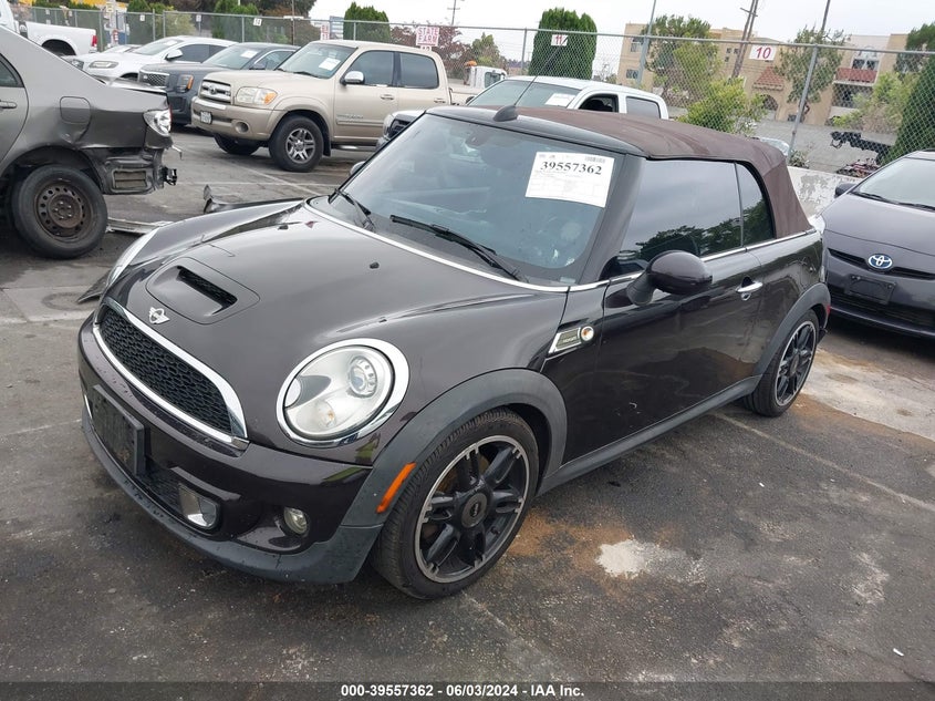 2015 Mini Convertible Cooper S VIN: WMWZP3C59FT708876 Lot: 39557362
