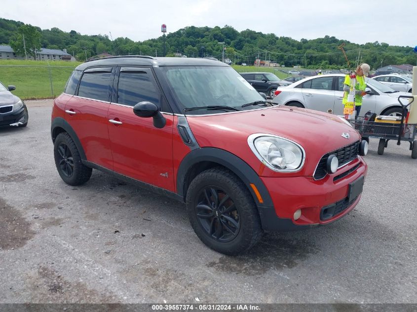 2013 Mini Countryman Cooper S VIN: WMWZC5C58DWP34338 Lot: 39557374