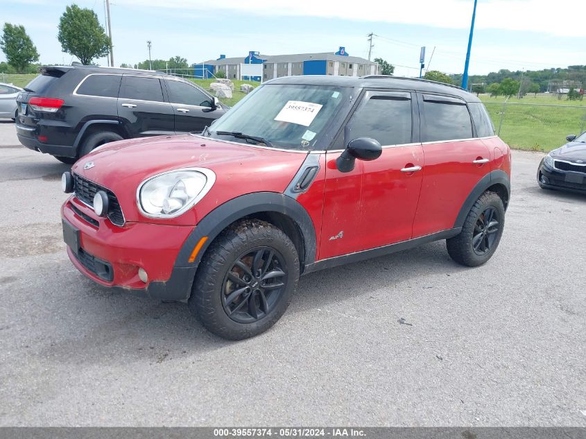 2013 Mini Countryman Cooper S VIN: WMWZC5C58DWP34338 Lot: 39557374