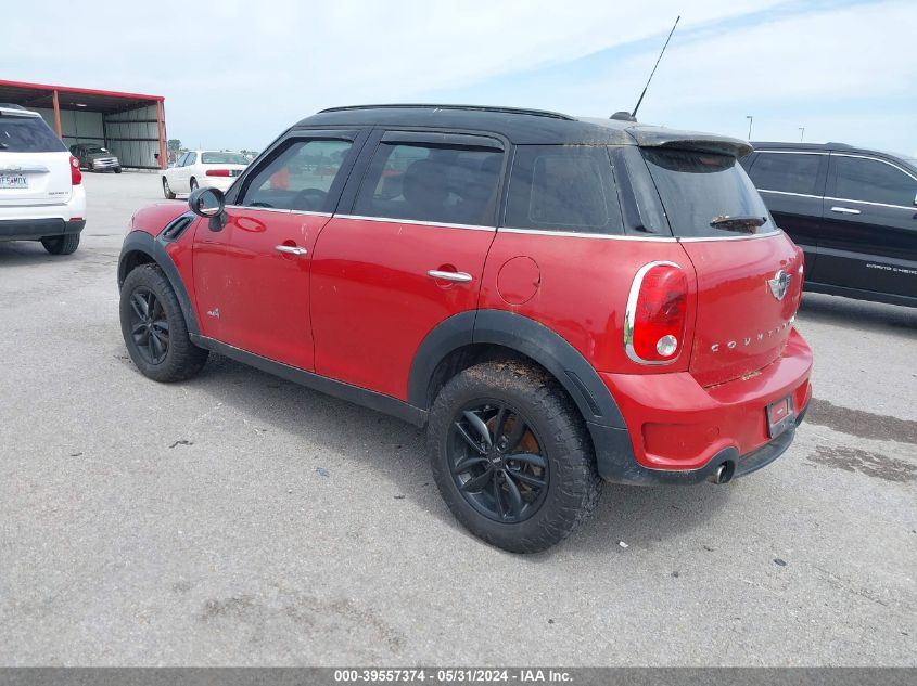 2013 Mini Countryman Cooper S VIN: WMWZC5C58DWP34338 Lot: 39557374