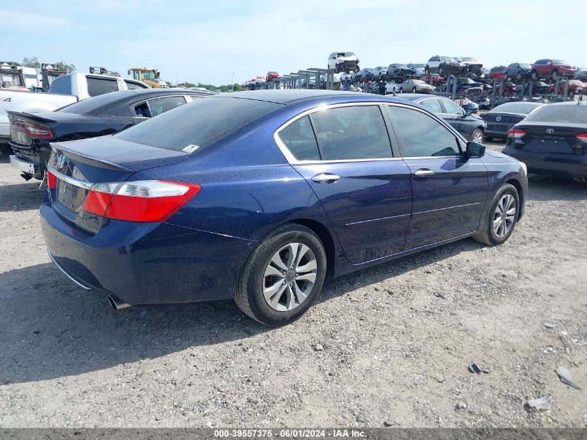 2014 Honda Accord Lx VIN: 1HGCR2F35EA117480 Lot: 39557375