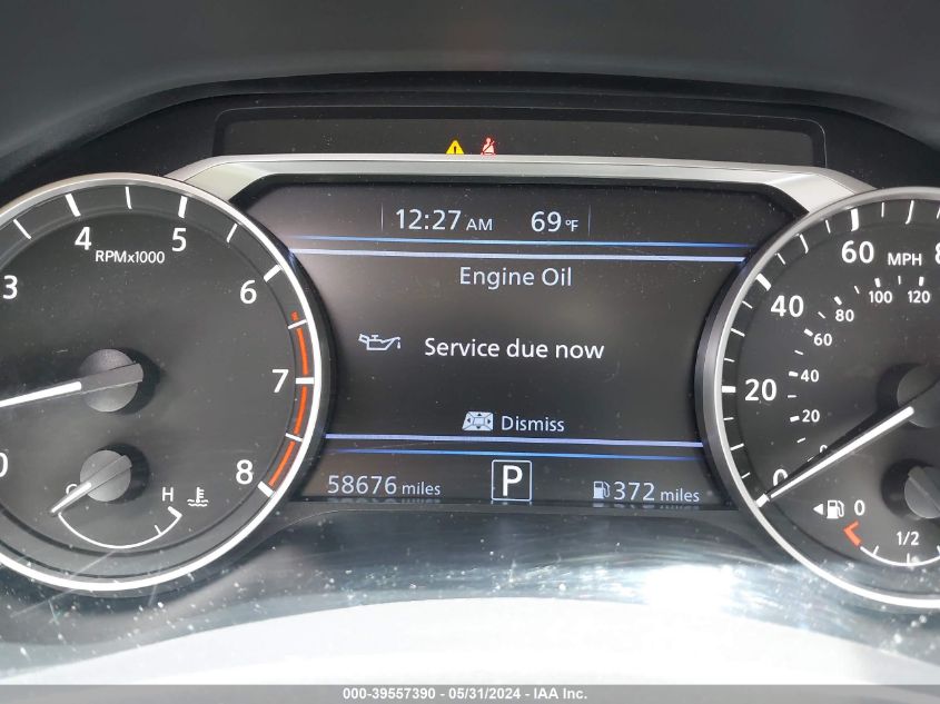 2022 Nissan Altima Sv Intelligent Awd VIN: 1N4BL4DW9NN345579 Lot: 39557390