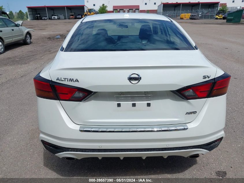2022 Nissan Altima Sv Intelligent Awd VIN: 1N4BL4DW9NN345579 Lot: 39557390