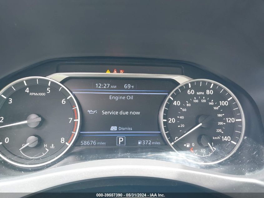 2022 Nissan Altima Sv Intelligent Awd VIN: 1N4BL4DW9NN345579 Lot: 39557390