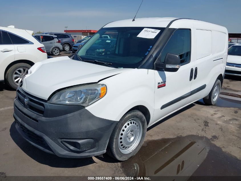 2015 Ram Promaster City VIN: ZFBERFATXF6960250 Lot: 39557409