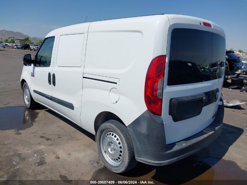 2015 Ram Promaster City VIN: ZFBERFATXF6960250 Lot: 39557409