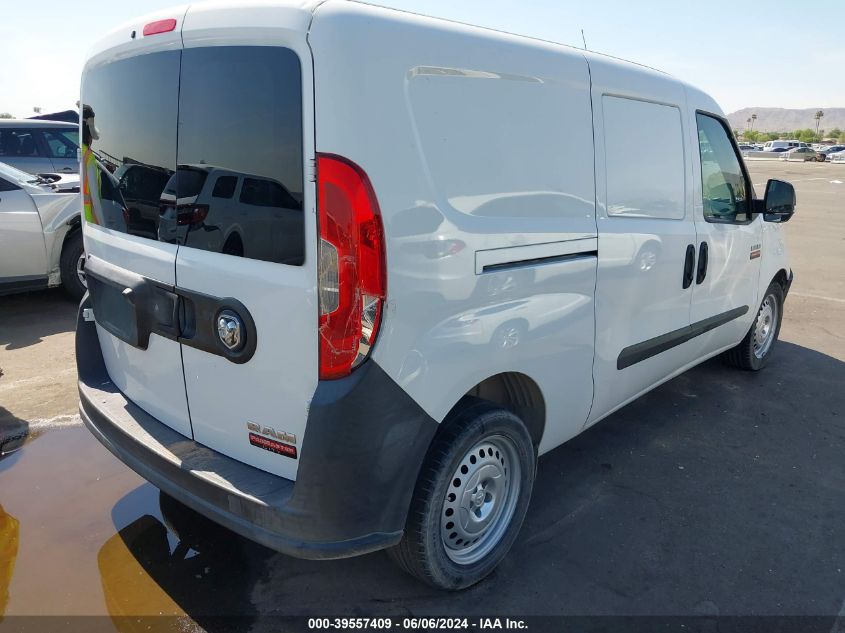 2015 Ram Promaster City VIN: ZFBERFATXF6960250 Lot: 39557409