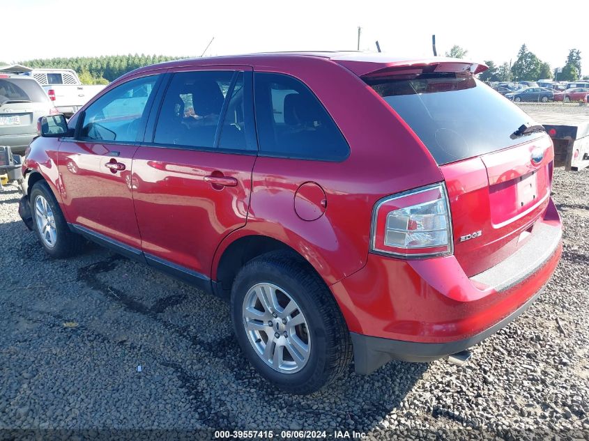 2008 Ford Edge Sel VIN: 2FMDK48C08BA26654 Lot: 39557415