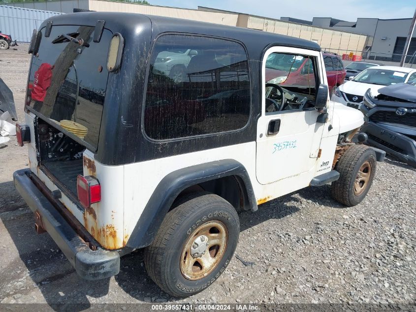 2005 Jeep Wrangler Sport Rhd VIN: 1J4F449S25P318401 Lot: 39557431