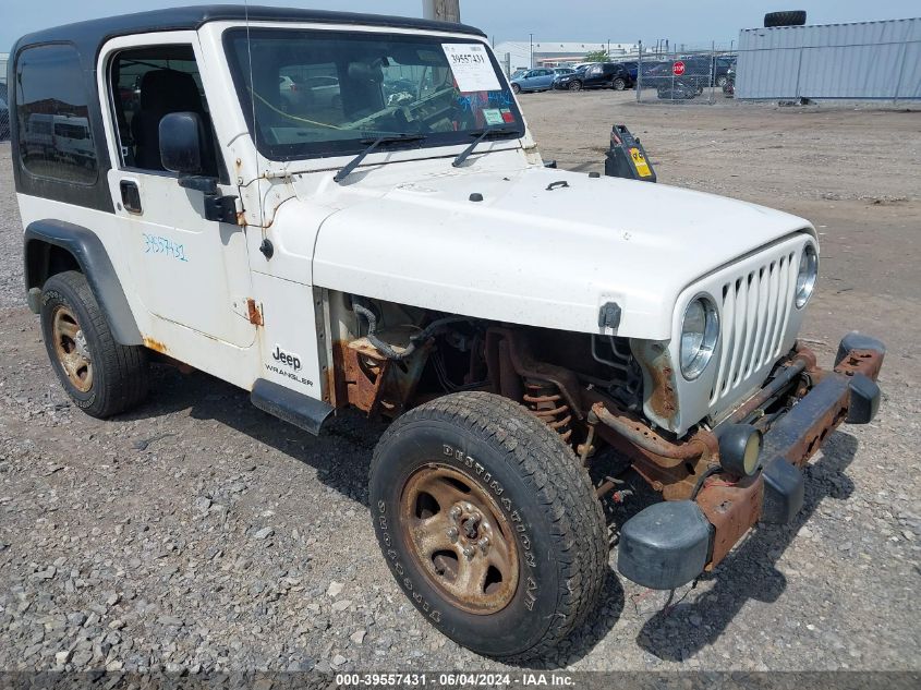 2005 Jeep Wrangler Sport Rhd VIN: 1J4F449S25P318401 Lot: 39557431