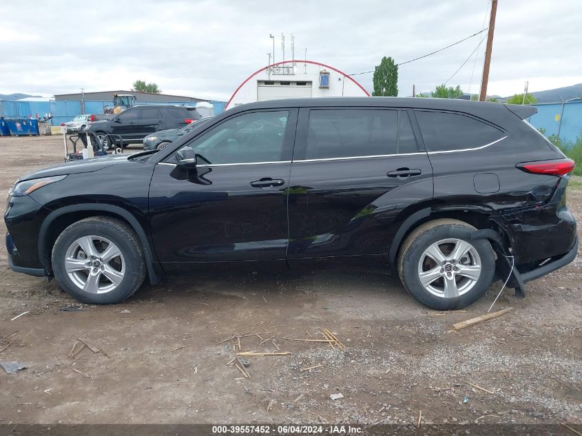 2022 Toyota Highlander L VIN: 5TDCZRBH1NS253777 Lot: 39557452