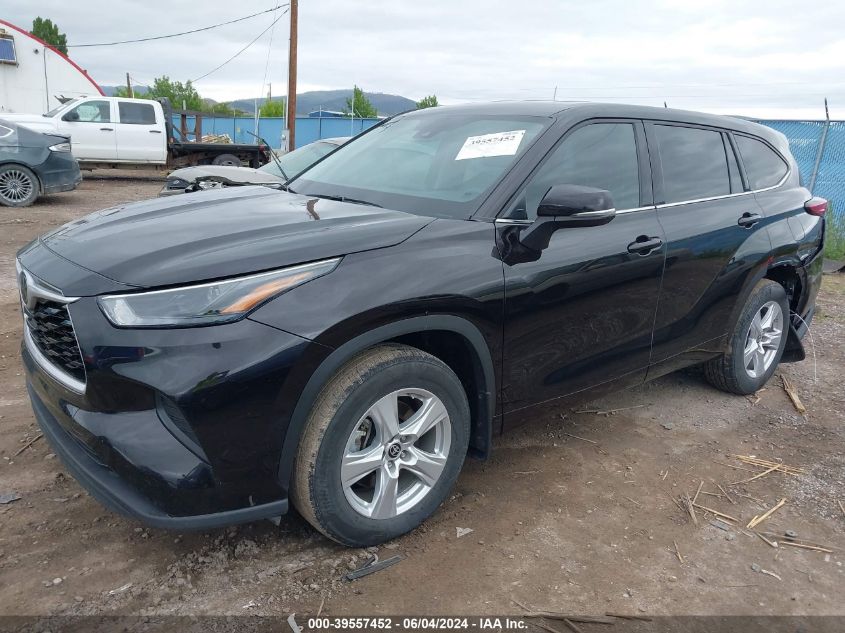 2022 Toyota Highlander L VIN: 5TDCZRBH1NS253777 Lot: 39557452