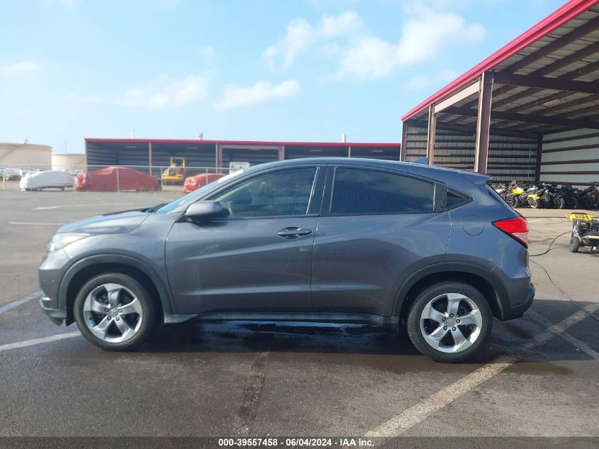 2018 Honda Hr-V Lx VIN: 3CZRU5H39JM715276 Lot: 39557458