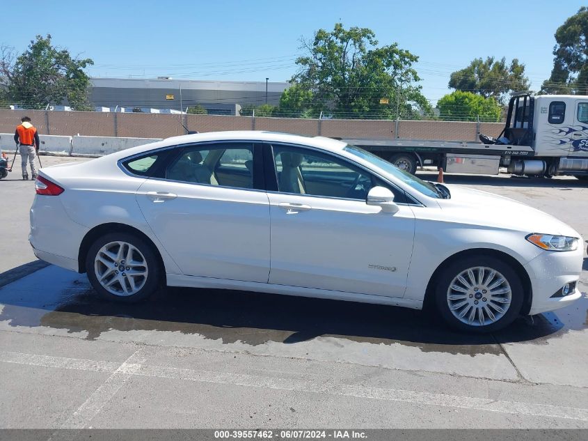 2013 Ford Fusion Hybrid Se VIN: 3FA6P0LU8DR202469 Lot: 39557462