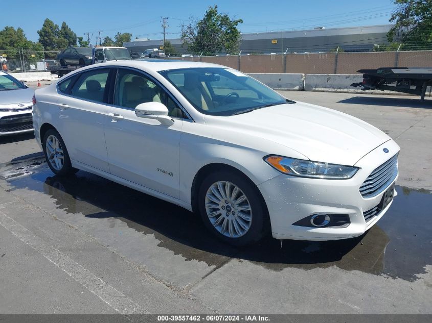 2013 Ford Fusion Hybrid Se VIN: 3FA6P0LU8DR202469 Lot: 39557462