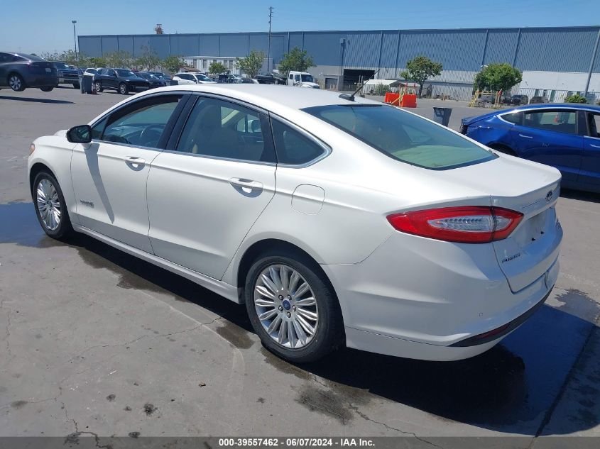 2013 Ford Fusion Hybrid Se VIN: 3FA6P0LU8DR202469 Lot: 39557462