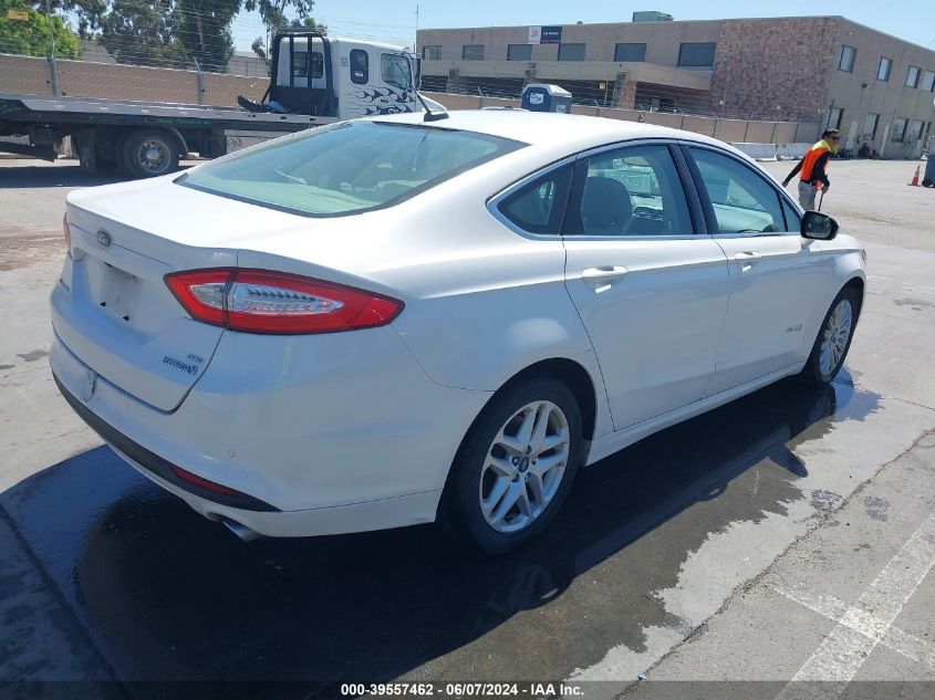 2013 Ford Fusion Hybrid Se VIN: 3FA6P0LU8DR202469 Lot: 39557462