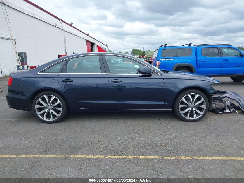 2013 Audi A6 2.0T Premium VIN: WAUGFAFC5DN074833 Lot: 39557487