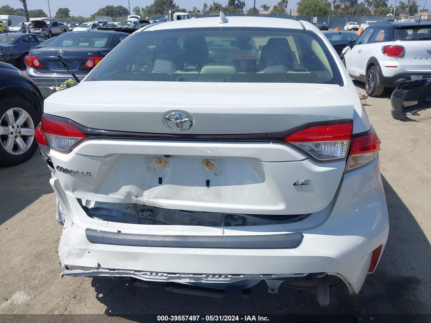 VIN JTDEPRAE1LJ018344 2020 TOYOTA COROLLA LE