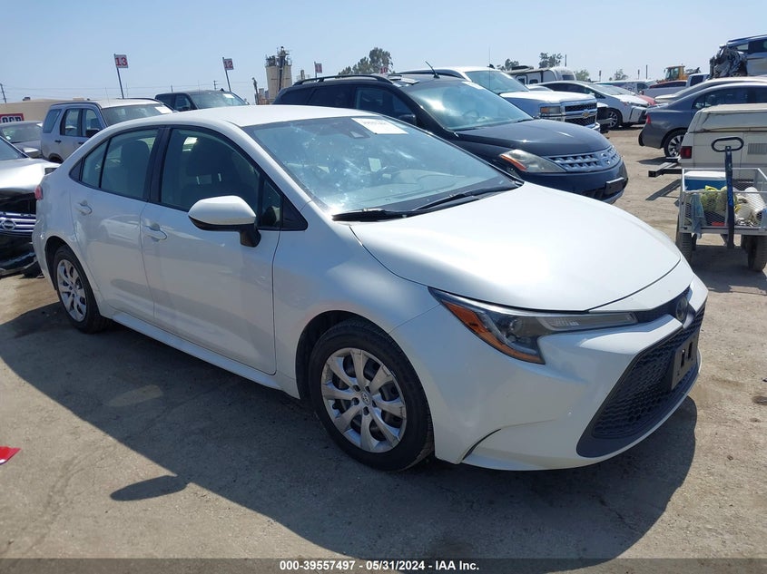 VIN JTDEPRAE1LJ018344 2020 TOYOTA COROLLA LE
