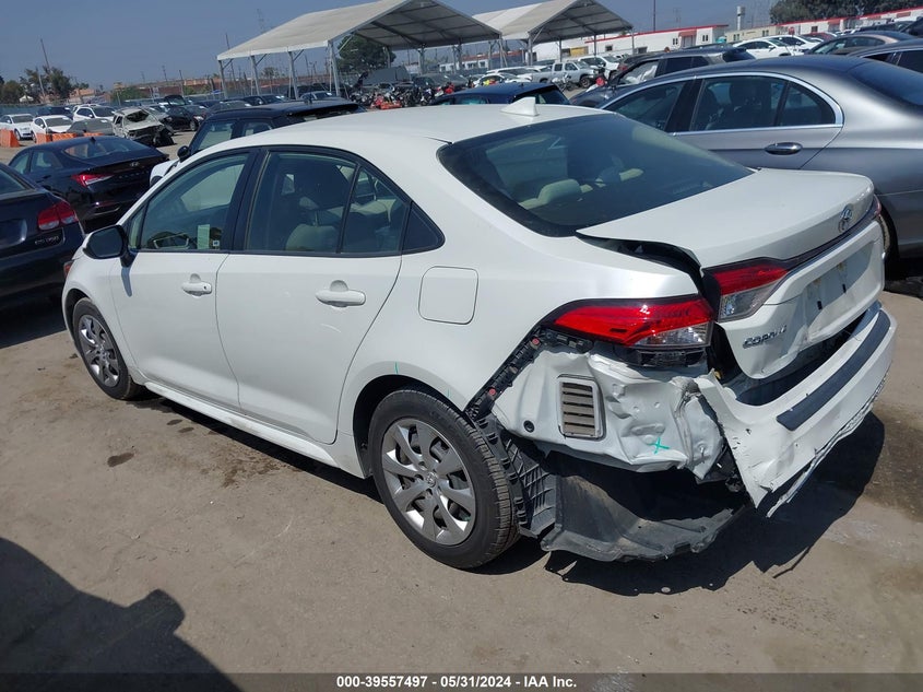 VIN JTDEPRAE1LJ018344 2020 TOYOTA COROLLA LE