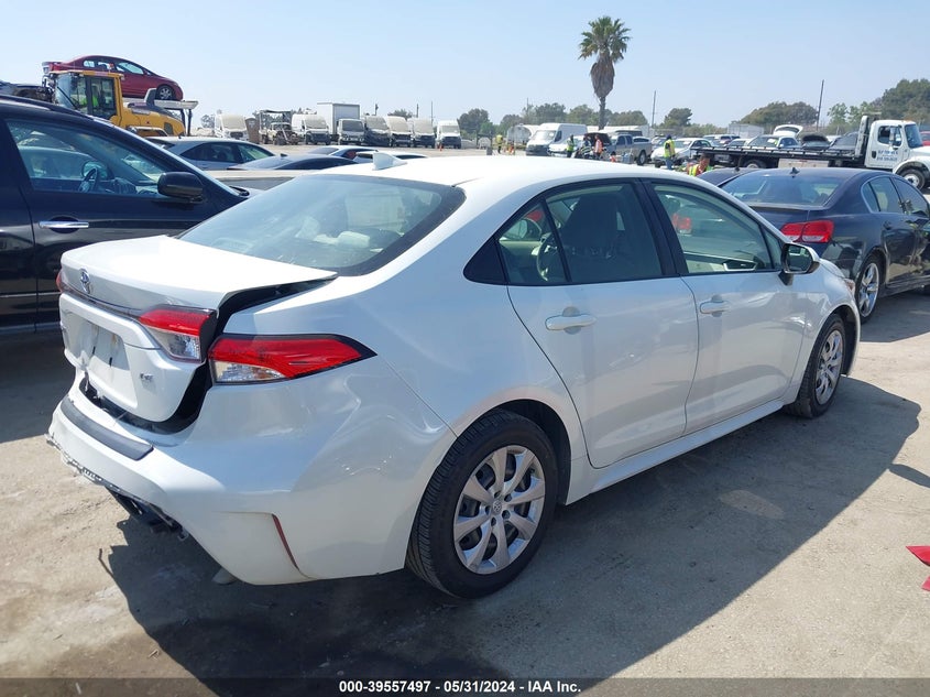VIN JTDEPRAE1LJ018344 2020 TOYOTA COROLLA LE