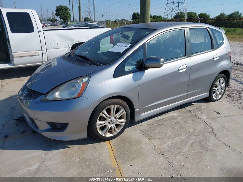 2009 Honda Fit Sport VIN: JHMGE88499S001511 Lot: 39557498