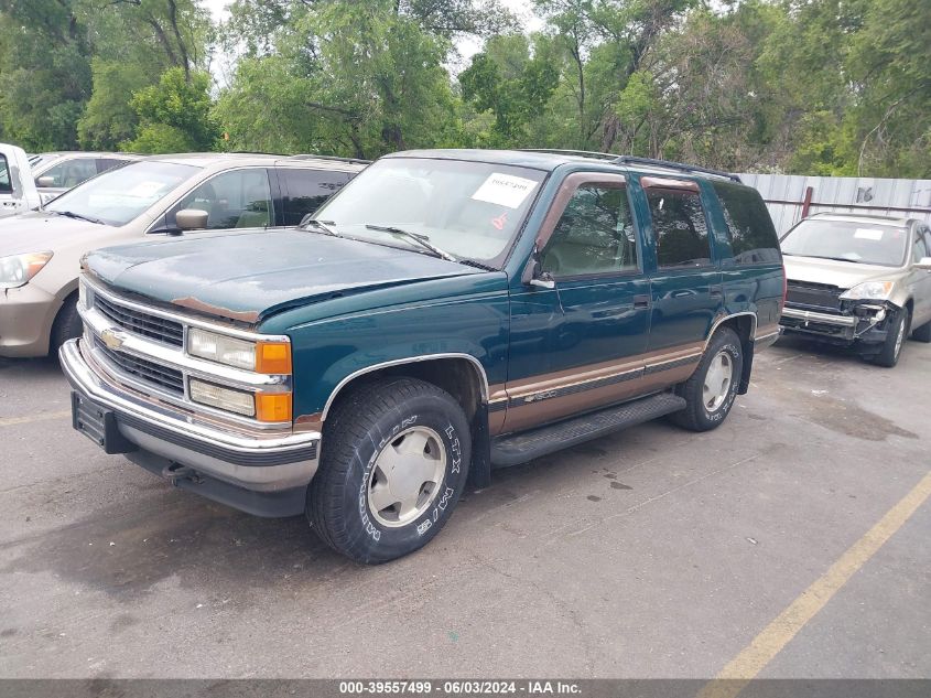 1996 Chevrolet Tahoe K1500 VIN: 1GNEK13R6TJ307663 Lot: 39557499