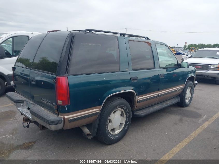 1996 Chevrolet Tahoe K1500 VIN: 1GNEK13R6TJ307663 Lot: 39557499