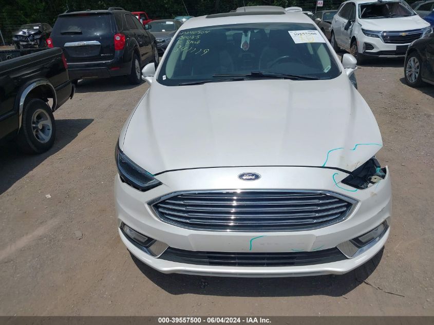 2017 Ford Fusion Se VIN: 3FA6P0HD9HR341119 Lot: 39557500