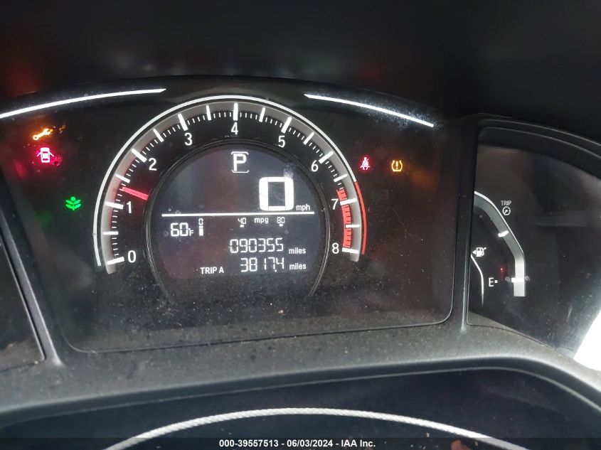 2018 Honda Civic Lx VIN: 2HGFC2F55JH582501 Lot: 39557513