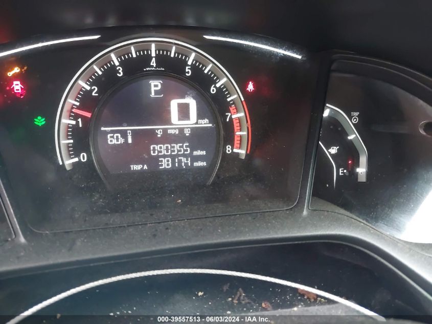 2018 Honda Civic Lx VIN: 2HGFC2F55JH582501 Lot: 39557513